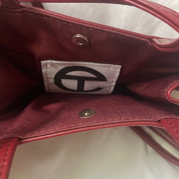 Telfar Small Shopping Bag - Oxblood - Picture 3 of 4